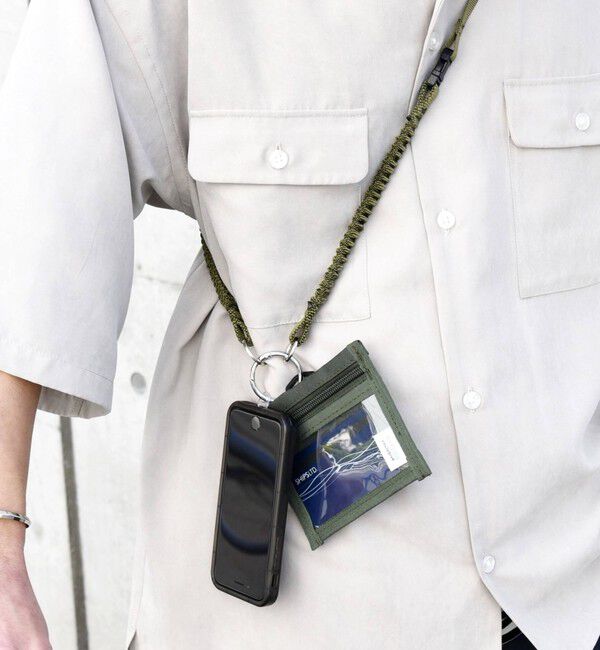 SHIPS any「【SHIPS any別注】BYON BYON: マルチ ID パス ケース スマホストラップ◇」|ストラップ|