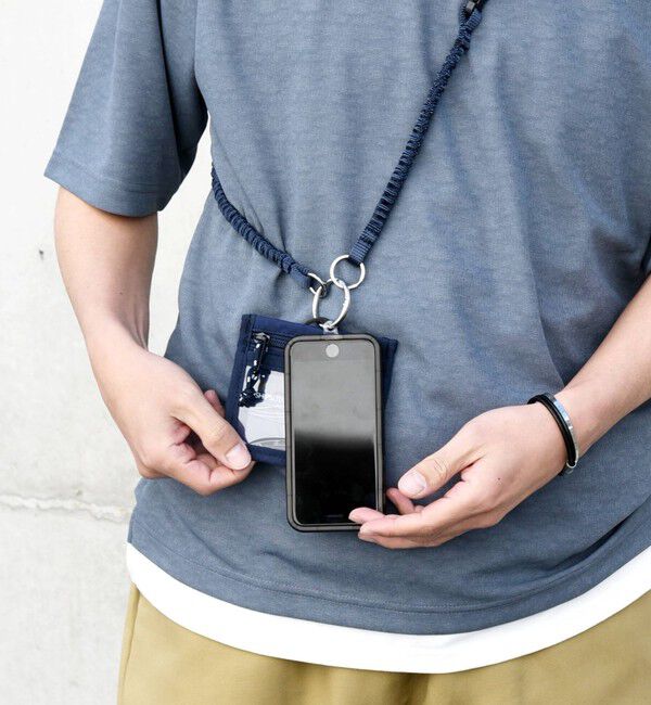 SHIPS any「【SHIPS any別注】BYON BYON: マルチ ID パス ケース スマホストラップ◇」|ストラップ|