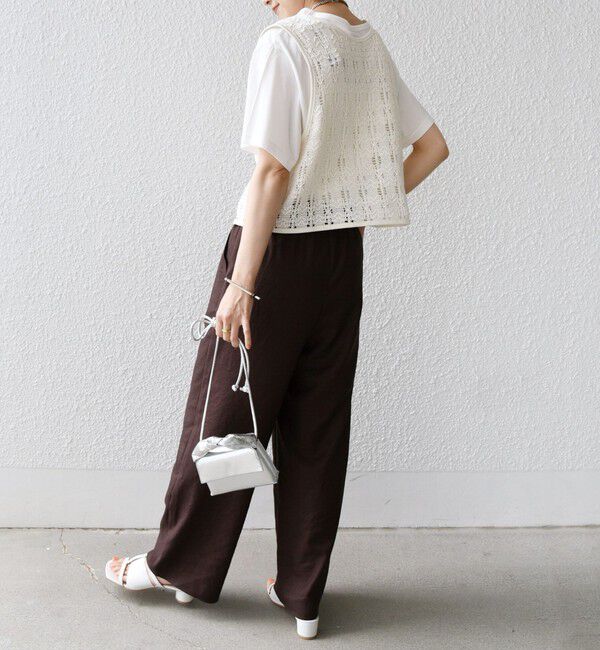 SHIPS for women「〈手洗い可能〉ツイル ドロスト パンツ」|その他|