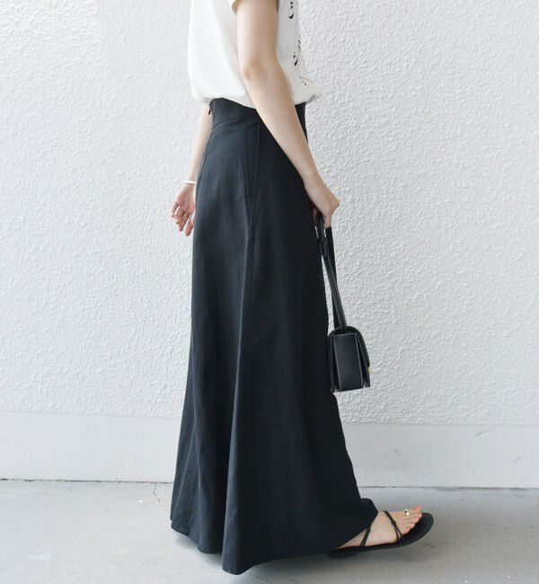 SHIPS for women「〈手洗い可能〉麻混 フレア マキシ スカート 」|スカート|