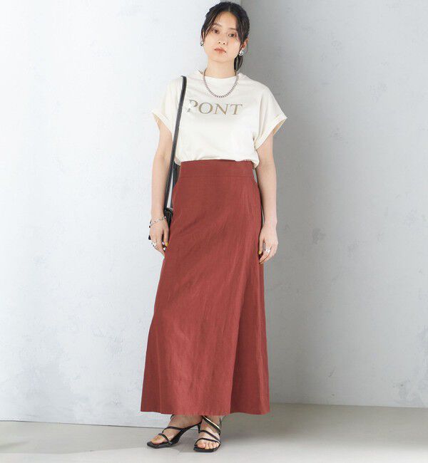SHIPS for women「〈手洗い可能〉麻混 フレア マキシ スカート 」|スカート|