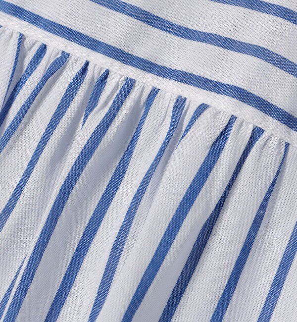 quaranciel「quaranciel:〈手洗い可能〉コットン フリルネック フレアスリーブ ブラウス」|シャツ・ブラウス|