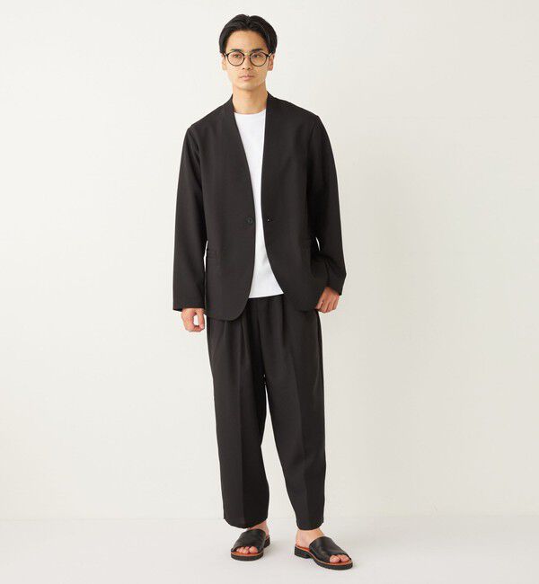 SHIPS Colors 「SHIPS Colors:ポリトロ ワイド テーパード イージーパンツ(セットアップ対応可能)」|その他|