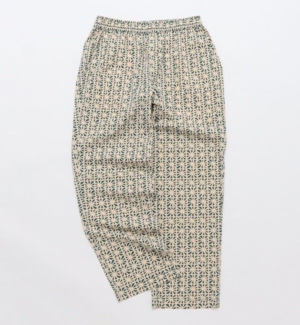 SHIPS「SHIPS: タイプライター プリント イージー パンツ」|その他|グリーン