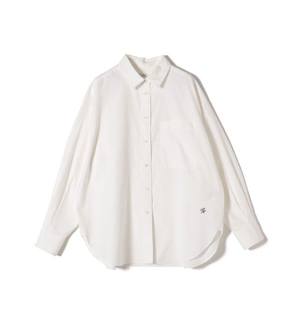 SHIPS for women「〈洗濯機可能〉ピンオックス 刺繍 オーバー シャツ」|シャツ・ブラウス|