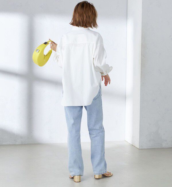 SHIPS for women「〈洗濯機可能〉ピンオックス 刺繍 オーバー シャツ」|シャツ・ブラウス|