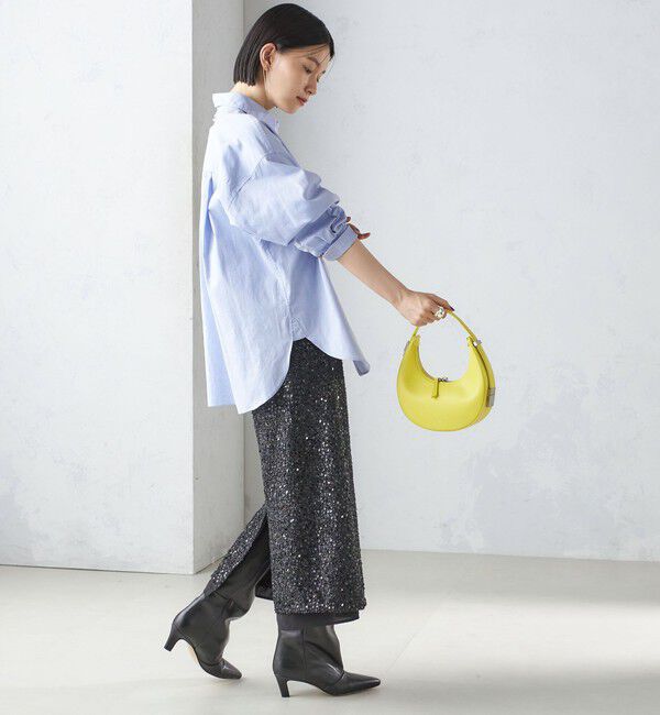 SHIPS for women「〈洗濯機可能〉ピンオックス 刺繍 オーバー シャツ」|シャツ・ブラウス|