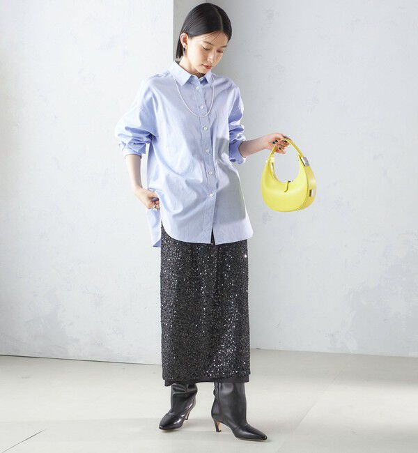 SHIPS for women「〈洗濯機可能〉ピンオックス 刺繍 オーバー シャツ」|シャツ・ブラウス|