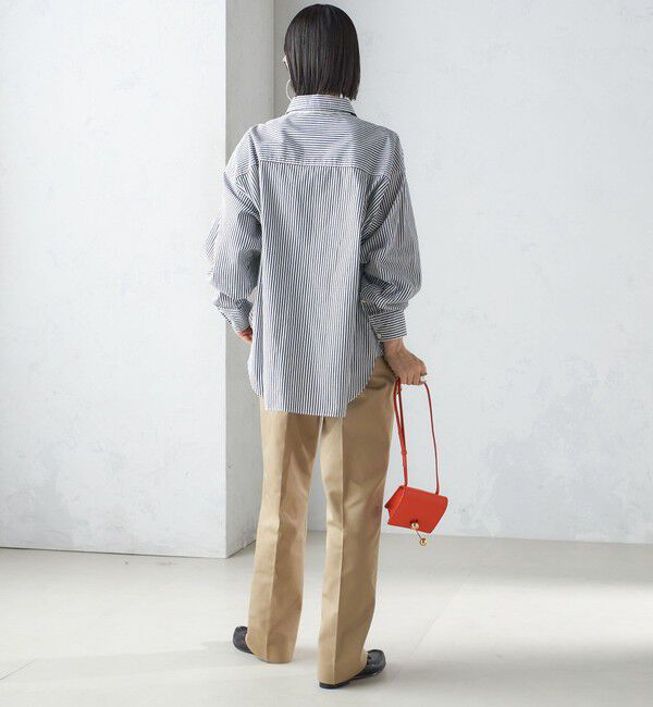 SHIPS for women「〈洗濯機可能〉ピンオックス 刺繍 オーバー シャツ」|シャツ・ブラウス|