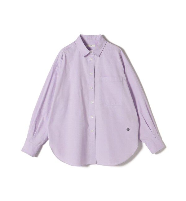 SHIPS for women「〈洗濯機可能〉ピンオックス 刺繍 オーバー シャツ」|シャツ・ブラウス|