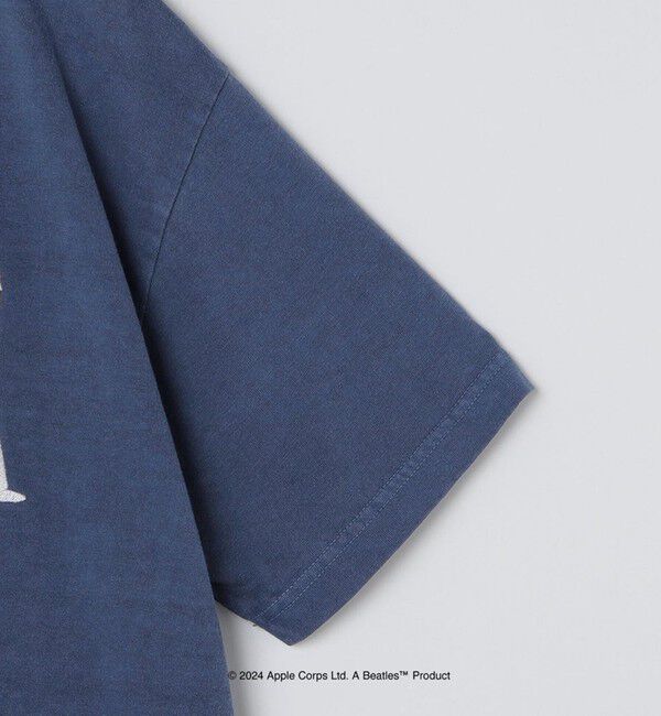 SHIPS「【WEB限定】SHIPS: THE BEATLES ヴィンテージライク エンブロイダリー Tシャツ」|Tシャツ・カットソー|