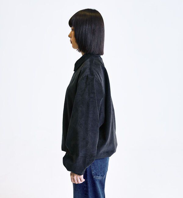 SHIPS「City Ambient Products: コーデュロイ コーチ ジャケット」|ブルゾン・スタジャン|