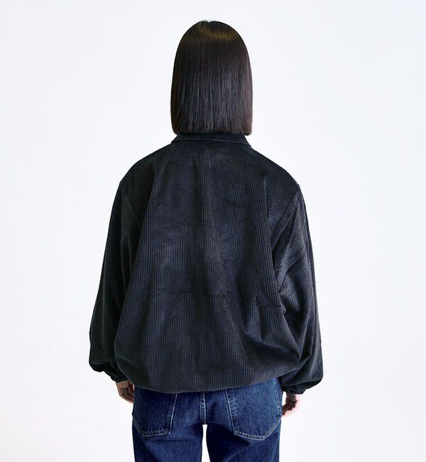 SHIPS「City Ambient Products: コーデュロイ コーチ ジャケット」|ブルゾン・スタジャン|