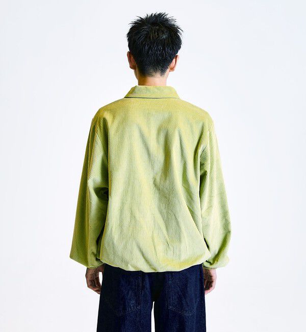 SHIPS「City Ambient Products: コーデュロイ コーチ ジャケット」|ブルゾン・スタジャン|