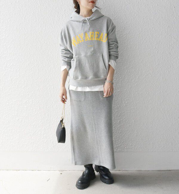 SHIPS any「【SHIPS any別注】THE KNiTS: カレッジ ロゴ フーディ パーカー 25SS」|パーカー|