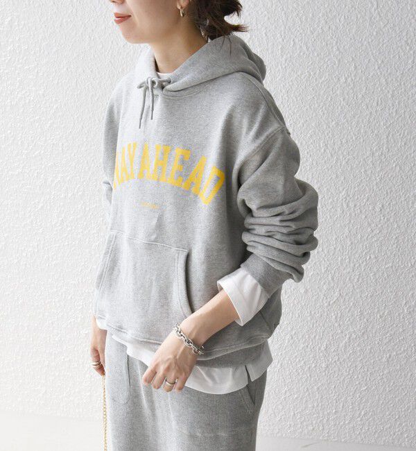 SHIPS any「【SHIPS any別注】THE KNiTS: カレッジ ロゴ フーディ パーカー 25SS」|パーカー|