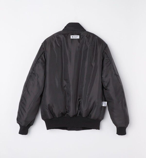 SHIPS「City Ambient Products: スタンドカラー MA-1 ジップアップ ブルゾン」|ブルゾン・スタジャン|