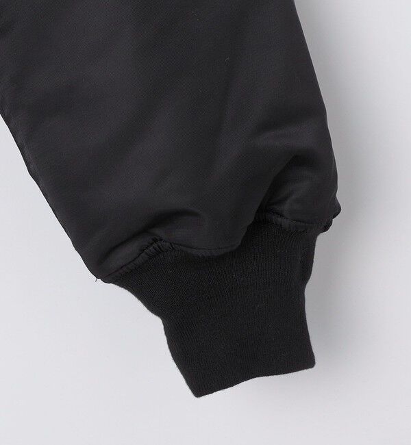 SHIPS「City Ambient Products: スタンドカラー MA-1 ジップアップ ブルゾン」|ブルゾン・スタジャン|