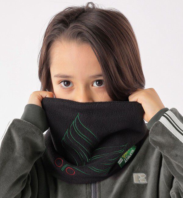 SHIPS KIDS「【SHIPS KIDS別注】ATHLETA:ネック ウォーマー」|その他|ブラック