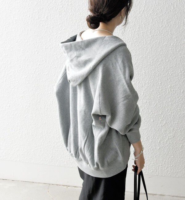 SHIPS any「《一部追加予約》SHIPS any:〈洗濯機可能〉USAコットン 裏起毛 ジップ スウェット パーカー」|パーカー|