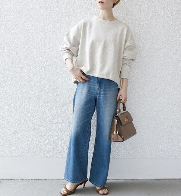 SHIPS any「【WEB限定】SHIPS any:〈洗濯機可能〉USA コットン 裏起毛 コクーン プルオーバー」|スウェット・ジャージ|