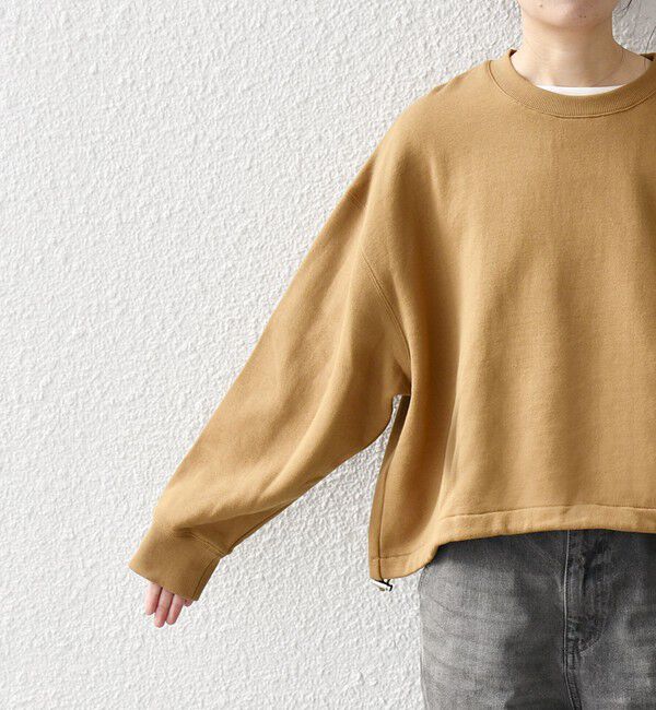 SHIPS any「【WEB限定】SHIPS any:〈洗濯機可能〉USA コットン 裏起毛 コクーン プルオーバー」|スウェット・ジャージ|