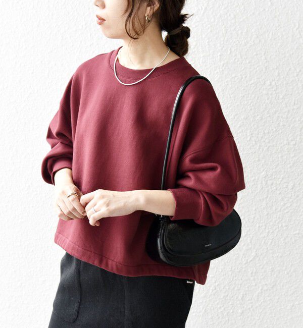 SHIPS any「【WEB限定】SHIPS any:〈洗濯機可能〉USA コットン 裏起毛 コクーン プルオーバー」|スウェット・ジャージ|