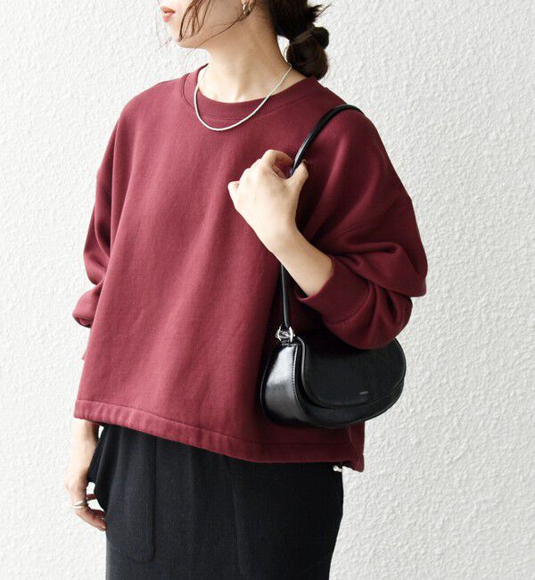 SHIPS any「【WEB限定】SHIPS any:〈洗濯機可能〉USA コットン 裏起毛 コクーン プルオーバー」|スウェット・ジャージ|