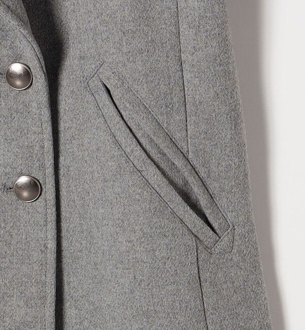 quaranciel「quaranciel: メルトン ビッグ カラー Pコート」|ピーコート|