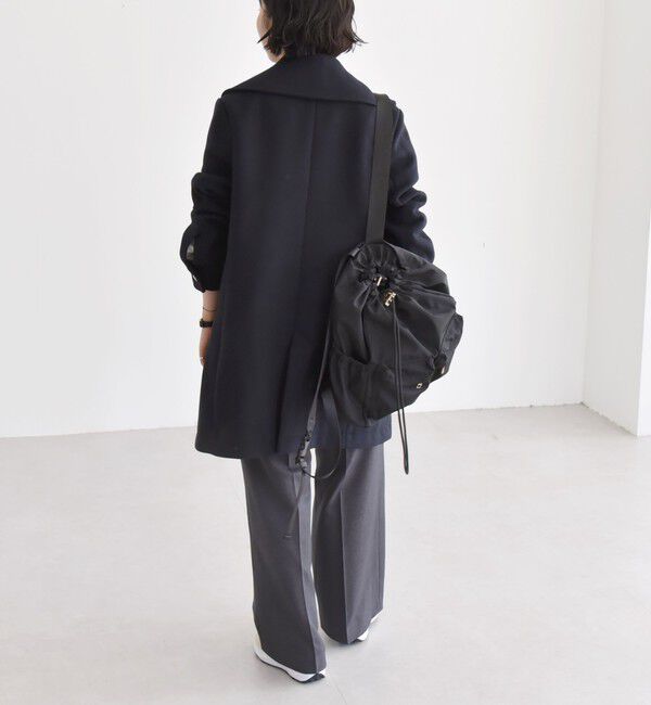 quaranciel「quaranciel: メルトン ビッグ カラー Pコート」|ピーコート|