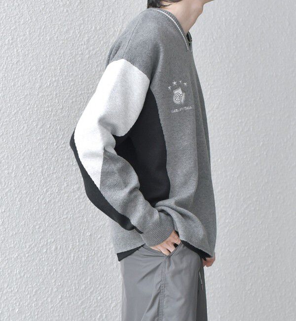 SHIPS any「SHIPS any: 〈手洗い可能〉ダブルジャガード ゲームシャツ ニット◇」|ニット・セーター|