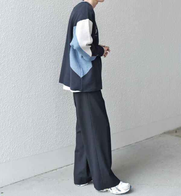 SHIPS any「SHIPS any: 〈手洗い可能〉ダブルジャガード ゲームシャツ ニット◇」|ニット・セーター|