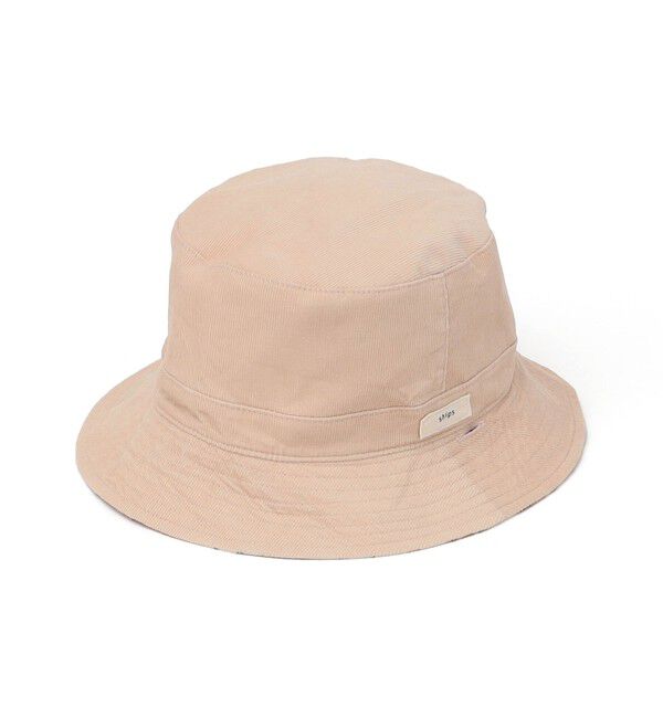 SHIPS KIDS「SHIPS KIDS:リバティ&times;コーデュロイ ベビー ハット」|ハット|サンドベージュ