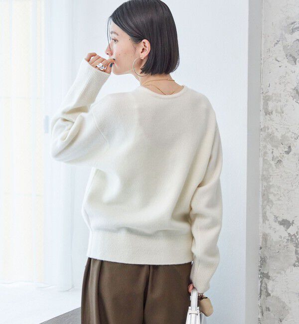 SHIPS for women「〈手洗い可能〉7G ウール カシミヤ ヘンリーネック 2WAY プルオーバー」|ニット・セーター|