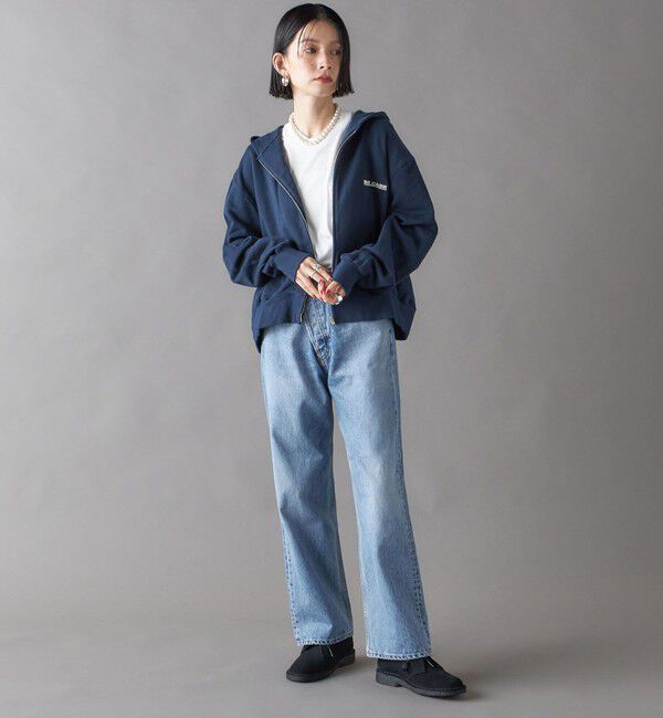 SHIPS for women「SHIPS NINE CASE:〈手洗い可能〉フロント スラント デニム」|デニム|