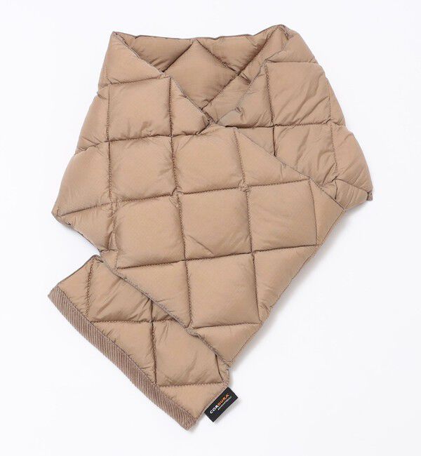 SHIPS「SHIPS: TAION CORDURA(R) リップストップ ダウン マフラー」|ストール|ベージュ