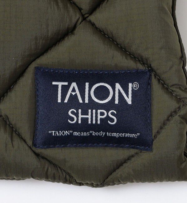 SHIPS「SHIPS: TAION CORDURA(R) リップストップ ダウン マフラー」|ストール|