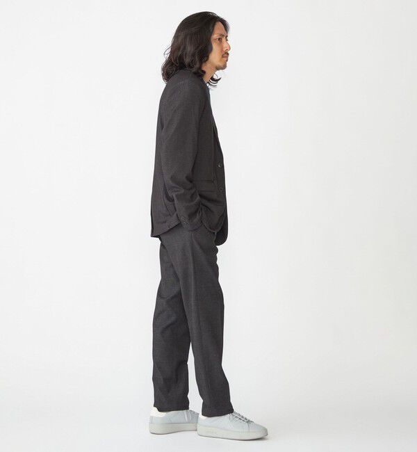 SHIPS「【WEB限定】SHIPS:〈手洗い可能〉デニムライク ストレッチ セットアップ（ジャケット＋パンツ）」|スーツ|