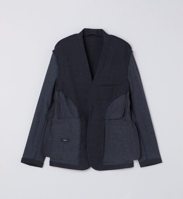 SHIPS「【WEB限定】SHIPS:〈手洗い可能〉デニムライク ストレッチ セットアップ（ジャケット＋パンツ）」|スーツ|