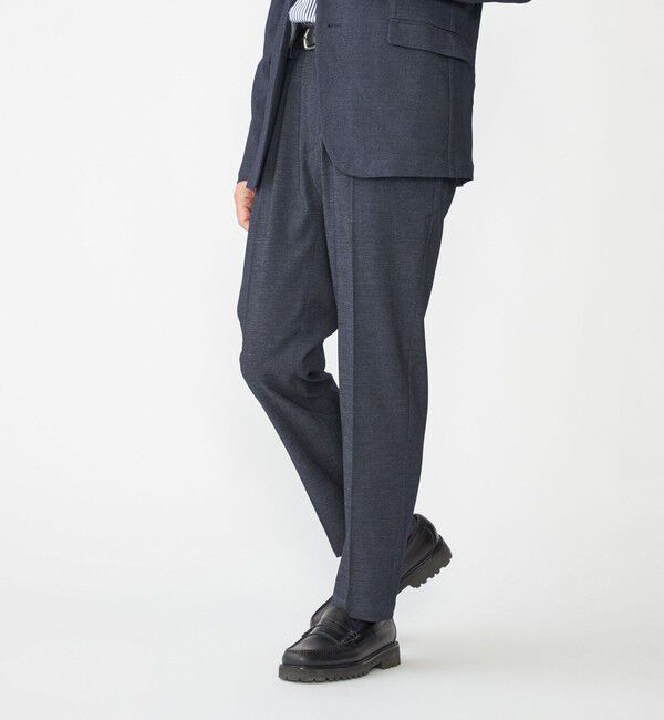 SHIPS「【WEB限定】SHIPS:〈手洗い可能〉デニムライク ストレッチ セットアップ（ジャケット＋パンツ）」|スーツ|