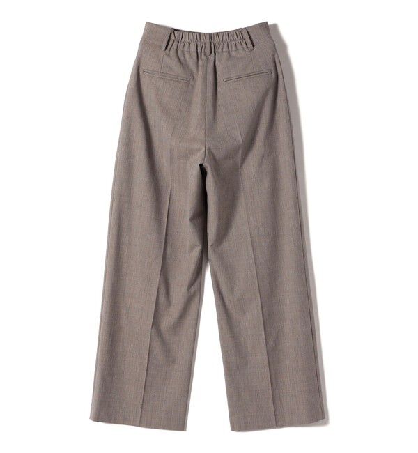 SHIPS for women「Wai＋:〈手洗い可能〉ウール混 2タック スラックス」|スラックス|