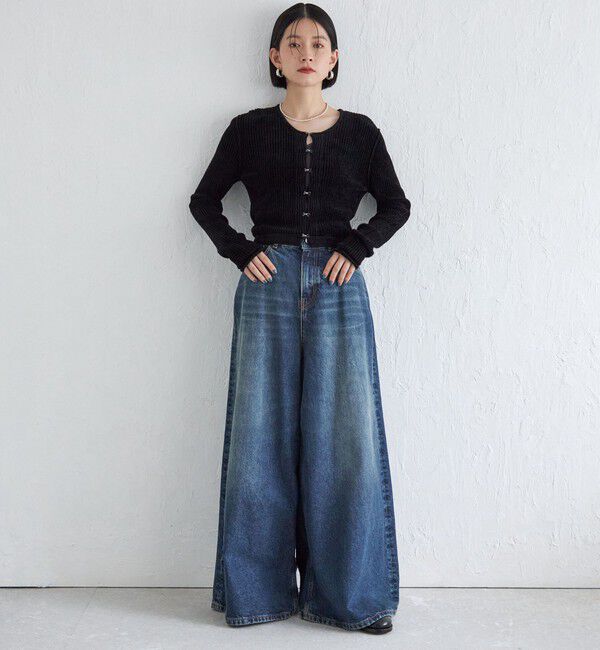 SHIPS for women「Wai＋:〈手洗い可能〉1/18ホック付 カーディガン」|カーディガン|