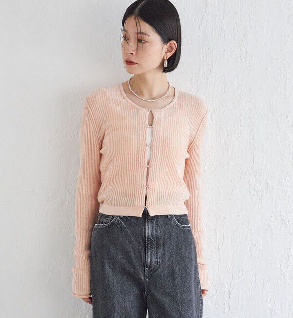 SHIPS for women「Wai＋:〈手洗い可能〉1/18ホック付 カーディガン」|カーディガン|