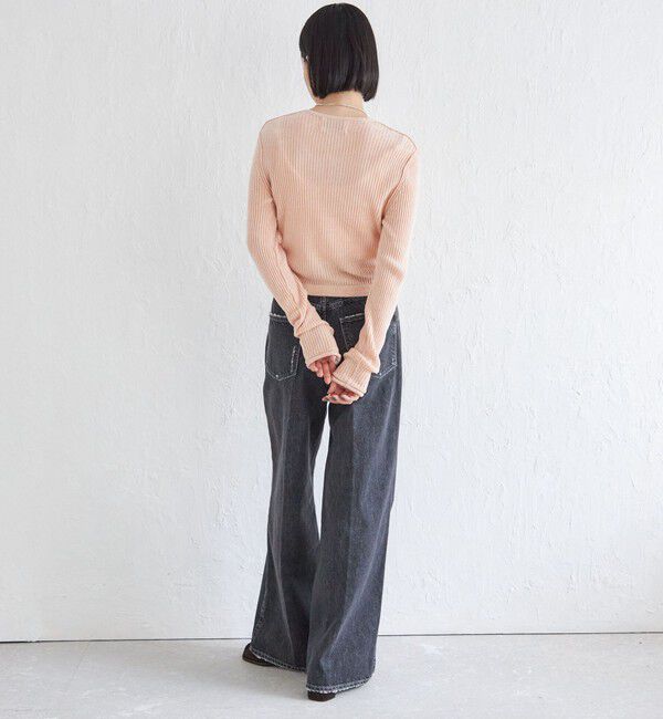 SHIPS for women「Wai＋:〈手洗い可能〉1/18ホック付 カーディガン」|カーディガン|