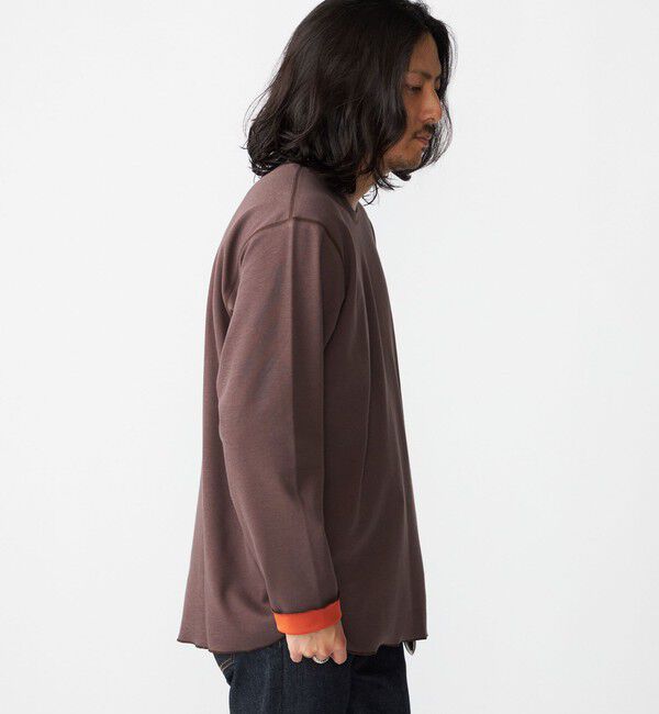 SHIPS「SHIPS: リバーシブル クルーネック 長袖 Tシャツ (ロンT)」|Tシャツ・カットソー|