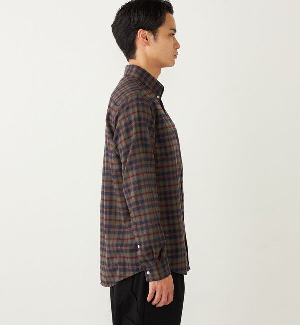 SHIPS Colors 「SHIPS Colors: 〈洗濯機可能〉ネル ボタンダウン シャツ」|シャツ・ブラウス|