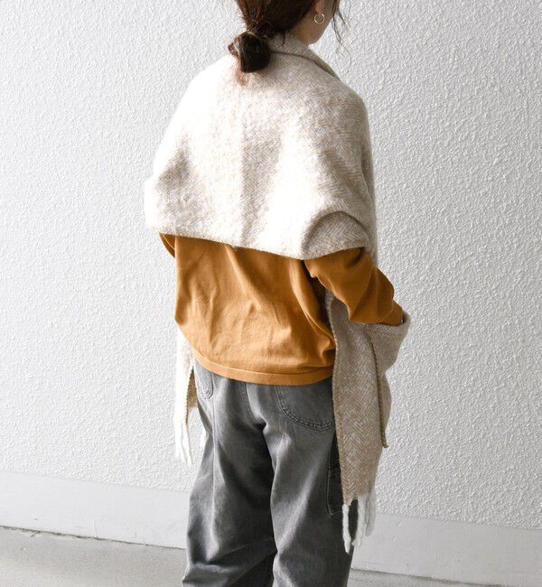 SHIPS any「SHIPS any:〈手洗い可能〉マルチウェイ ポケット ストール」|ストール|