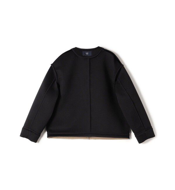 SHIPS Colors 「SHIPS Colors:ボンディング ノーカラー ジップ アウター」|ノーカラーコート|