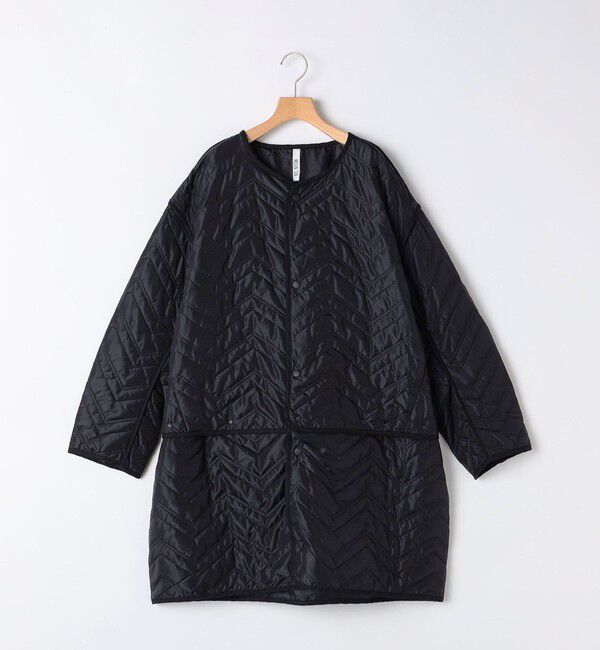 SHIPS KIDS「MOUN TEN.:160cm / ジグザグ キルティング ジャケット」|その他|ブラック