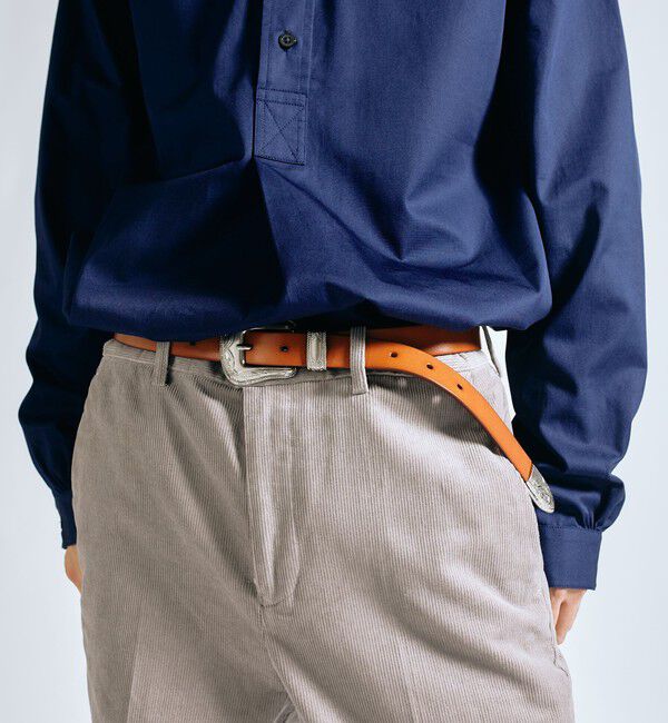 SHIPS「【WEB限定】SHIPS: ワンサイズフィット レザー ウエスタン ベルト」|ベルト|